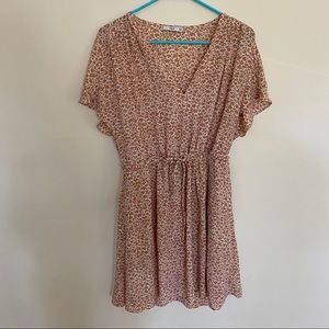 Short Sleeve Patterned Dress